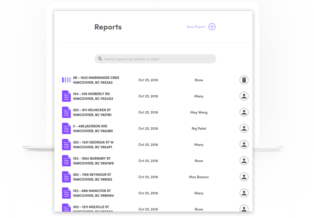 Sample Eli Report dashboard on laptop