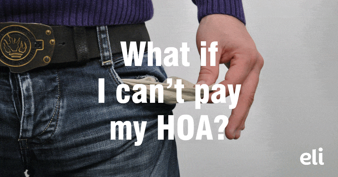 What if I can't pay my HOA?