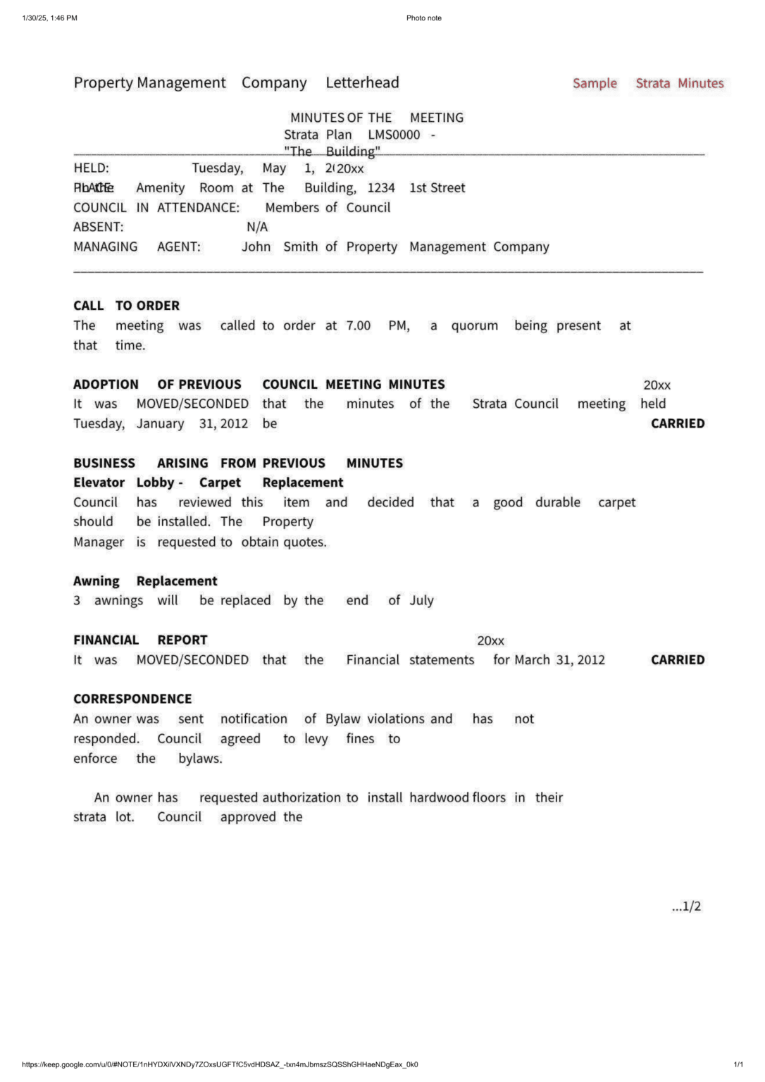 How to Easily Understand Strata Minutes in BC - Eli Report