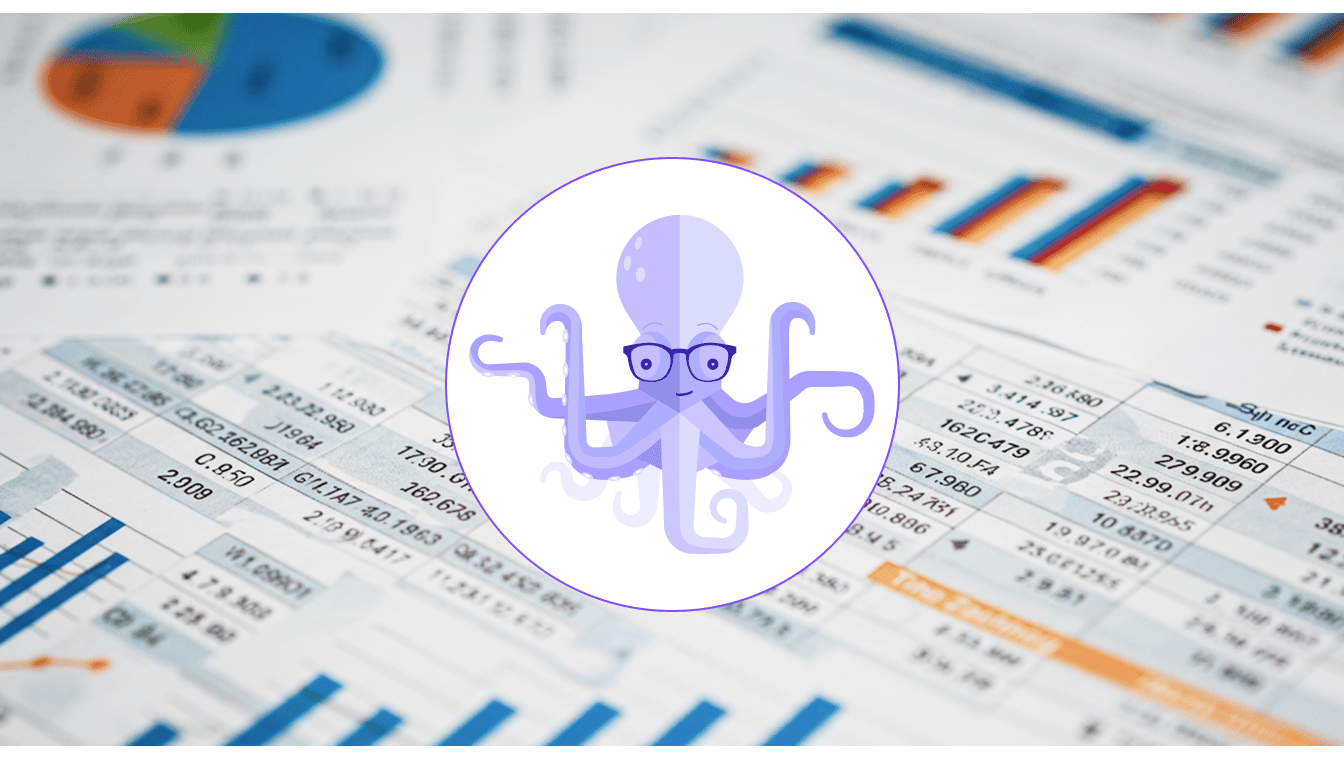 Financial papers and Eli octopus